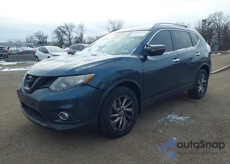 2014 Nissan Rogue Sl из США, поврежденный, VIN 5N1AT2MV2EC841428